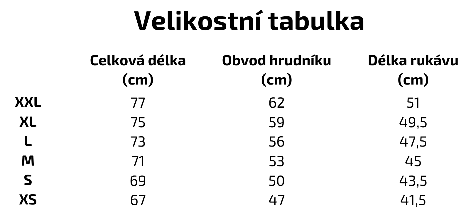 tabulka trička